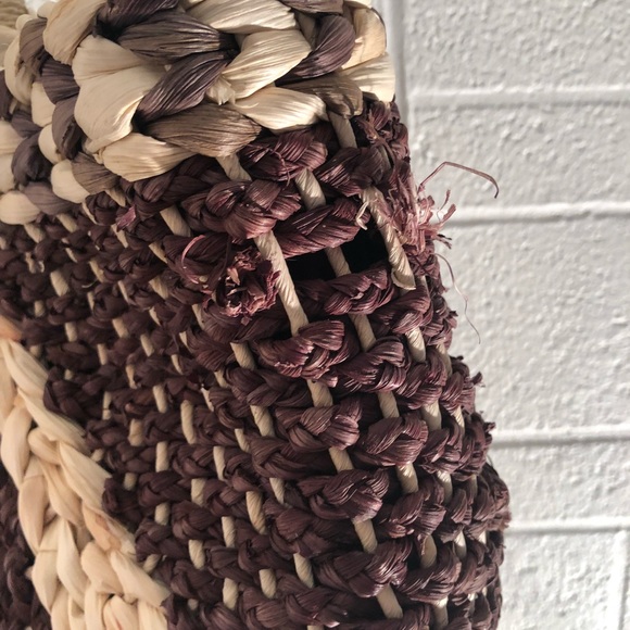 Boho straw handbag - Picture 2 of 5